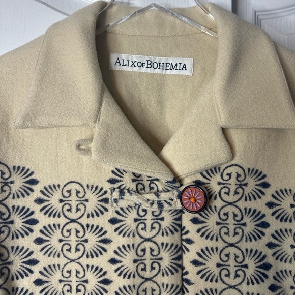 NWT Alix of Bohemia Western Lapis Trellis Jacket Size Large - Picture 7 of 16